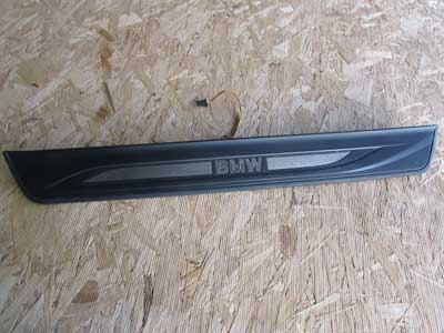 BMW Door Sill Lighted Trim Cover, Front Left 51477203607 F10 528i 535i 550i